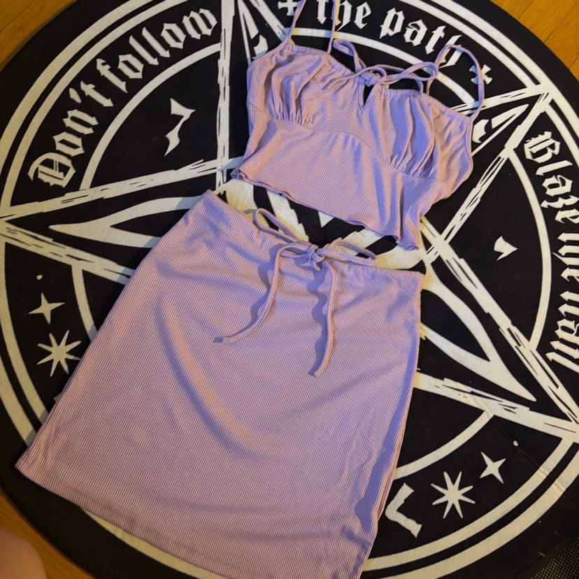 Y2k lolita fairy ikili mini takım XS - Görsel 4