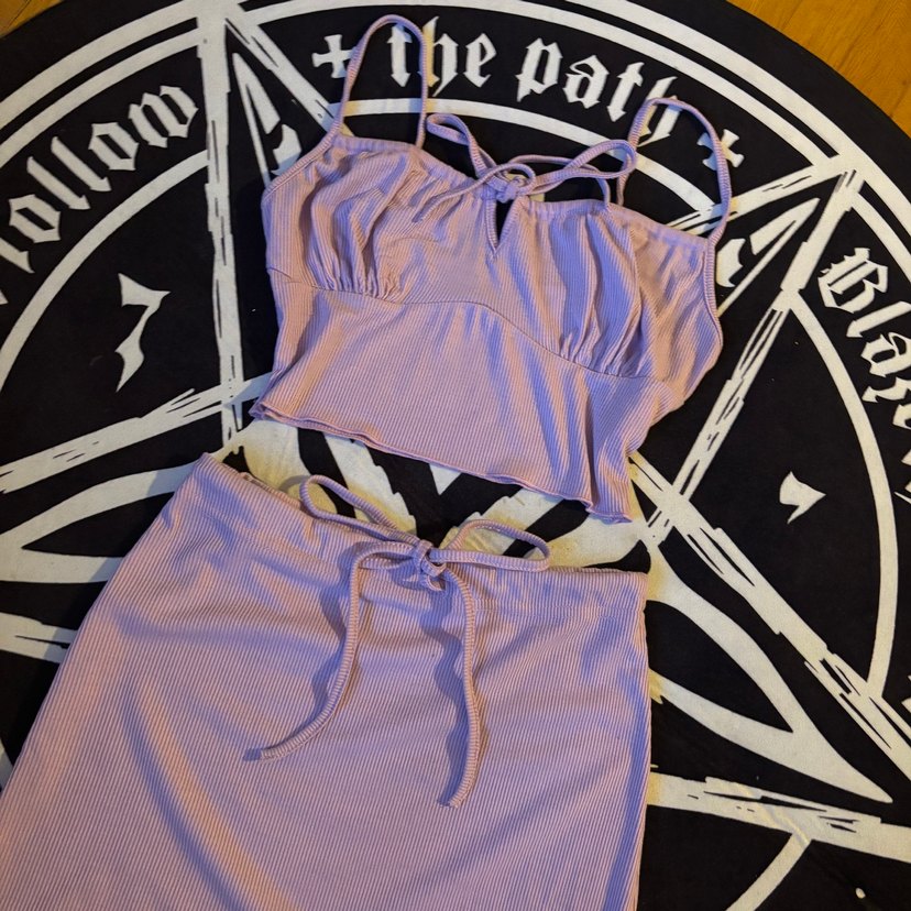 Y2k lolita fairy ikili mini takım XS - Görsel 3