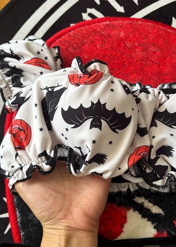 Retro gothic bat vampire emo halloween - Görsel 4