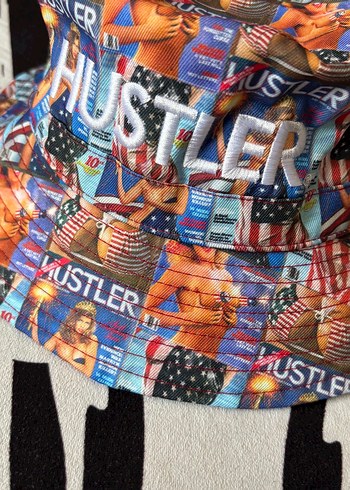 Hustler playboy limited bucket şapka - Görsel 4