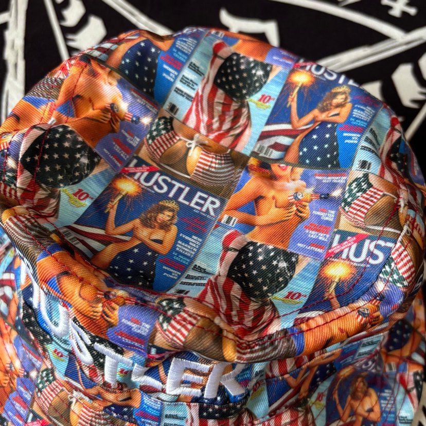 Hustler playboy limited bucket şapka - Görsel 5
