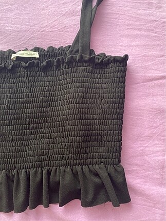 l Beden siyah Renk zara crop
