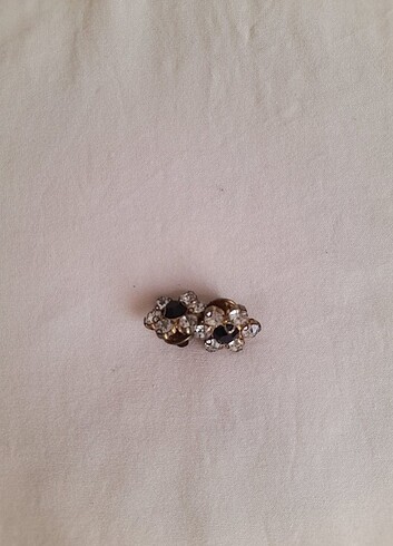 Taşlı çiçek broş - Görsel 7