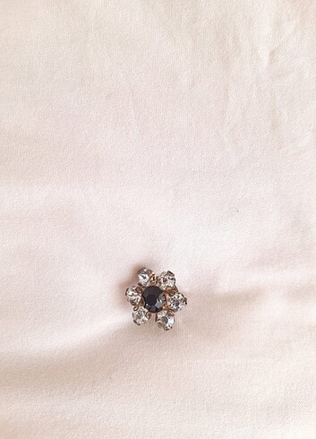 Taşlı çiçek broş - Görsel 8