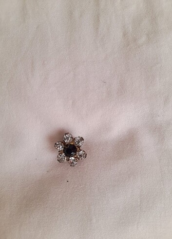 Taşlı çiçek broş - Görsel 9