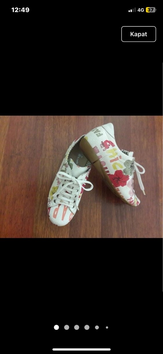 Siyah Tokalı kısa Topuklu hakiki deri - Görsel 5