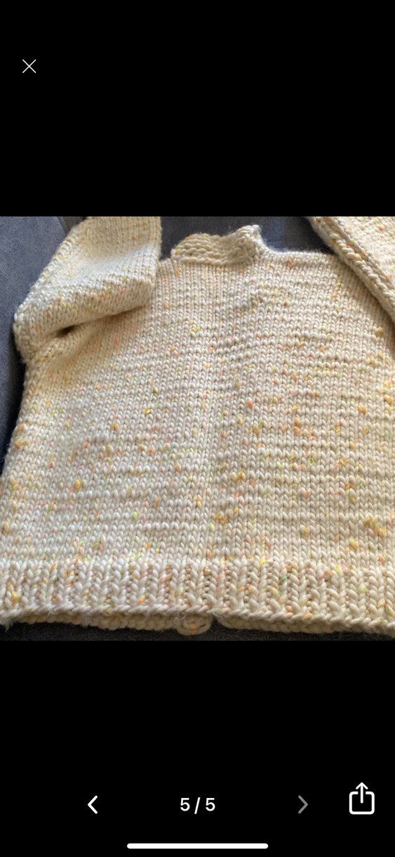 Kadın Bohem Rahat Örgü Hırka - Görsel 2