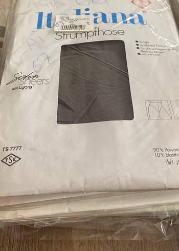 Camel Renkli, Baskılı, Süper İnce Çorap - Görsel 11