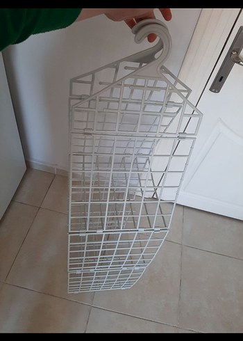Ikea Gri Çok Katlı Dolap Düzenleyici Raf
