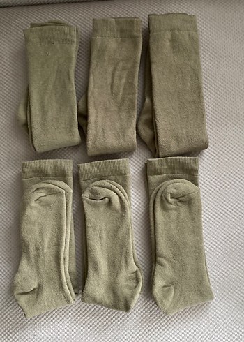 Haki Renkli Erkek havlu Çorapları - Görsel 2