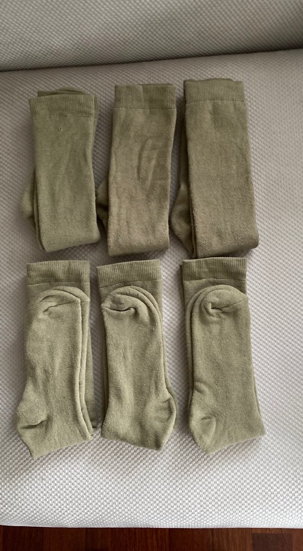 Haki Renkli Erkek havlu Çorapları - Görsel 2