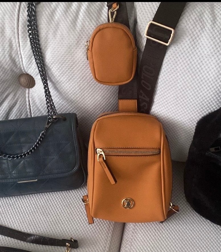 Kahverengi Deri Kadın Çanta Tokalı - Görsel 2