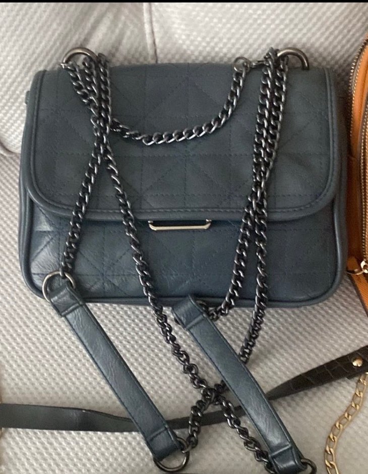 Kahverengi Deri Kadın Çanta Tokalı - Görsel 3