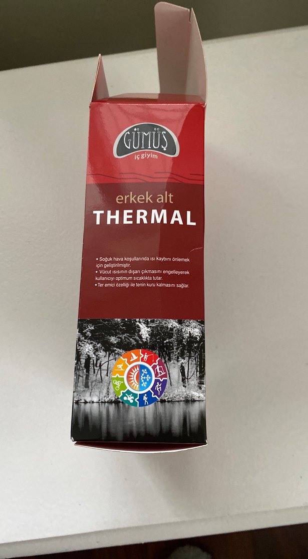 Erkek Siyah Termal Biker Pantolon tayt - Görsel 2