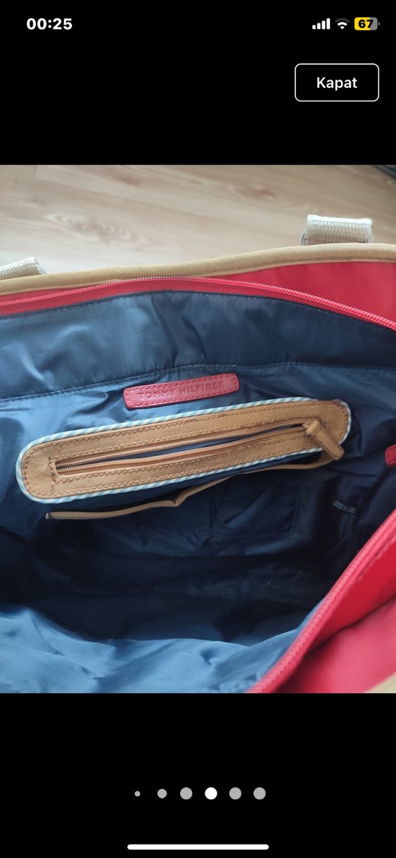 Orjinal marka Tokalı Kırmızı Kadın Çanta - Görsel 5