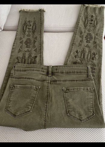 Siyah Kadın geniş Paça OXXO Pantolon - Görsel 8