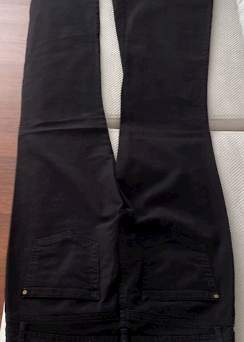 Siyah Kadın geniş Paça OXXO Pantolon - Görsel 3