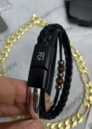 Altın Renk Mini Zincir Detaylı Bohem Kolye - Görsel 12