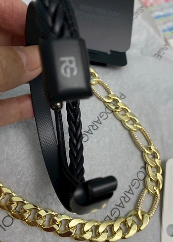 Altın Renk Mini Zincir Detaylı Bohem Kolye - Görsel 8