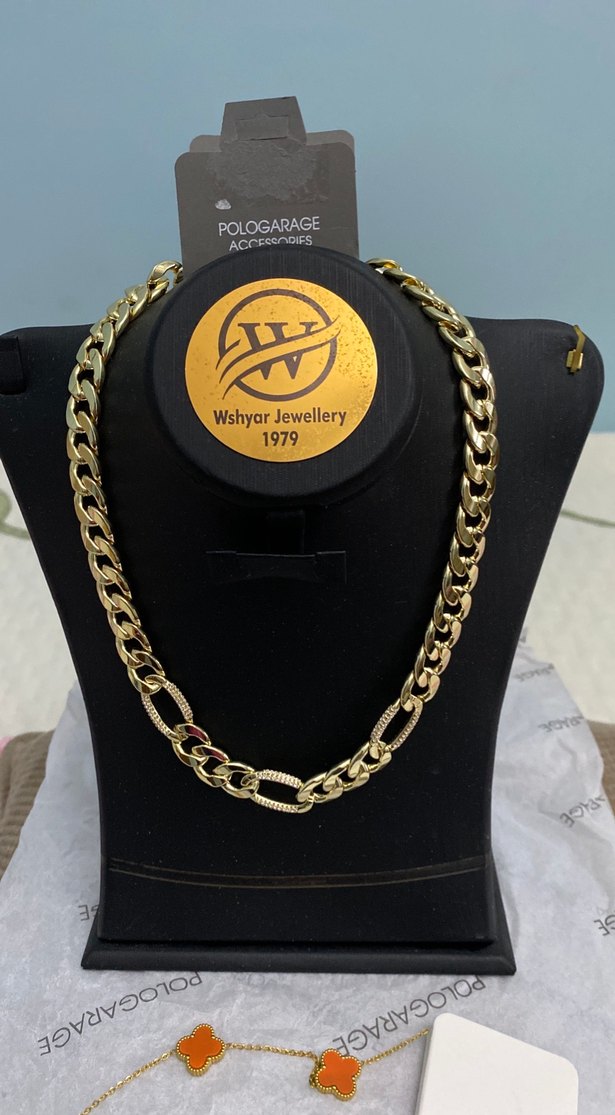 Altın Renk Mini Zincir Detaylı Bohem Kolye - Görsel 3