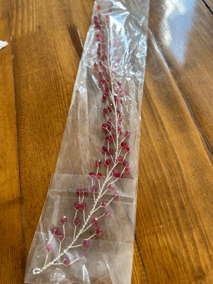 Boncuklu İnce Saç Aksesuarı — görsel 6/20