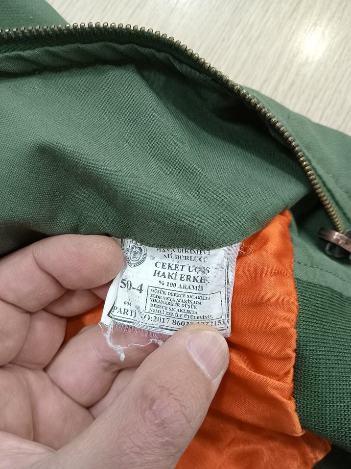 pilot uçuş ceketi - Görsel 5