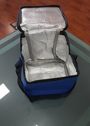  Beden mavi Renk Termos çanta küçük boy sıfır ürün 20x20cm 