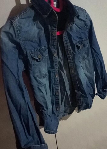 Erkek çocuk kot gömlek - Görsel 6