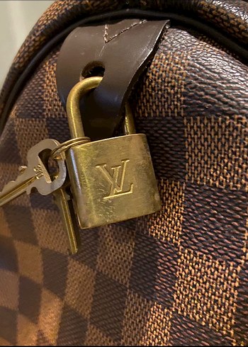 SATILDI!!!Orijinal Louis Vuitton Damier Speedy 35 Kadın Çanta - Görsel 4