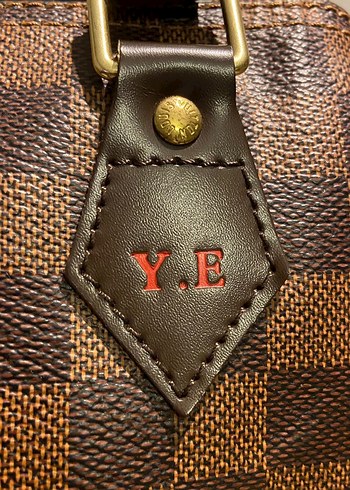 SATILDI!!!Orijinal Louis Vuitton Damier Speedy 35 Kadın Çanta - Görsel 5