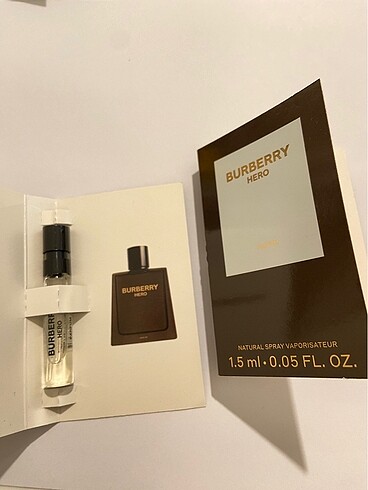Orjinal Burberry Hero Parfum 1.5 ml