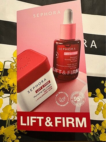 Sephora Lift and Firm gündüz kremi ve gece yağı