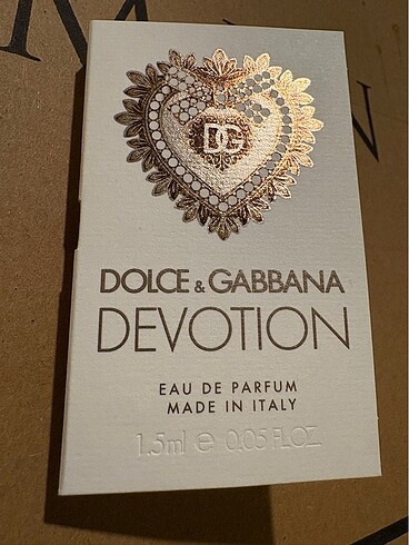Dolce & Gabbana Orjinal DEVOTION Dolce Gabbana Kadın parfum 1.5 ml