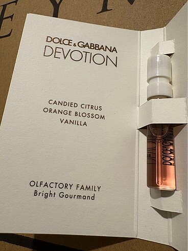 Beden Renk Orjinal DEVOTION Dolce Gabbana Kadın parfum 1.5 ml