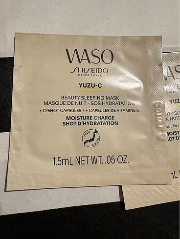 Shiseido maske Waso YUZU C