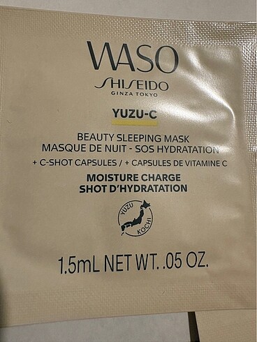 Shiseido Shiseido maske Waso YUZU C