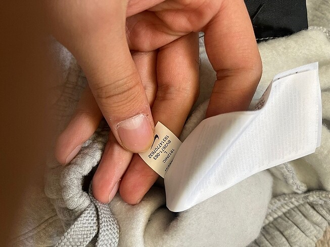l Beden gri Renk Nike clup eşofman