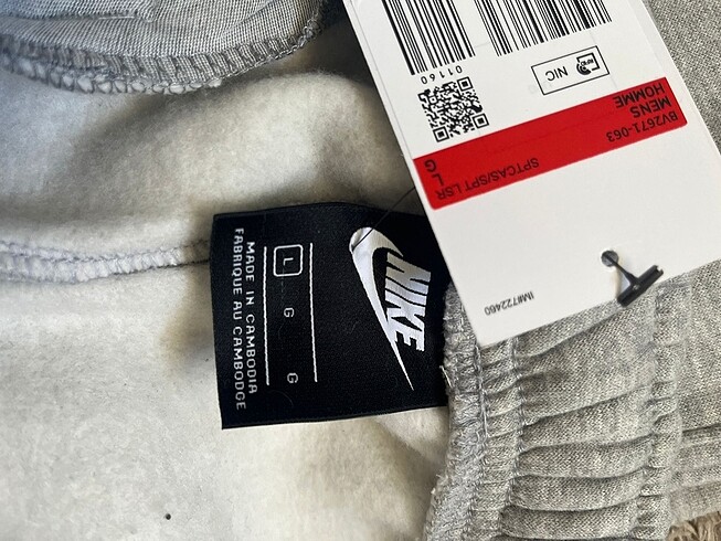 l Beden Nike clup eşofman