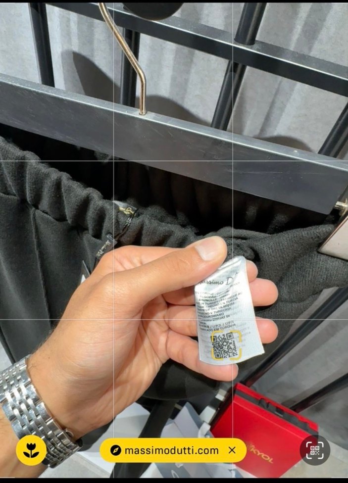 Kadın Siyah Kemerli Kumaş Pantolon - Görsel 3