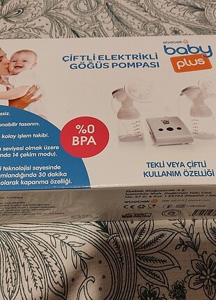 Baby Plus Elektrikli Çift Başlıklı Göğüs Pompası