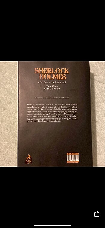  Beden Sherlock Holmes özel cilt