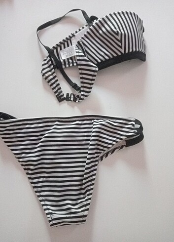 Pierre Cardin Çizgili bikini