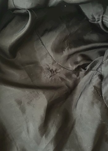 Siyah Uzun Kadın Kışlık Mont - Görsel 3