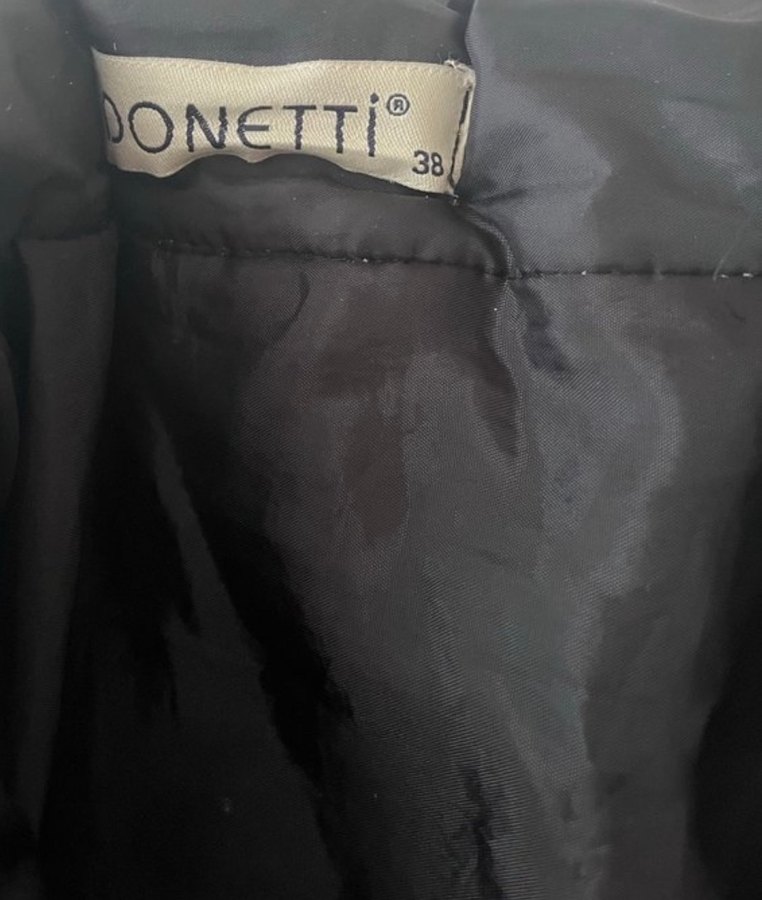 Siyah Uzun Kadın Kışlık Mont - Görsel 5