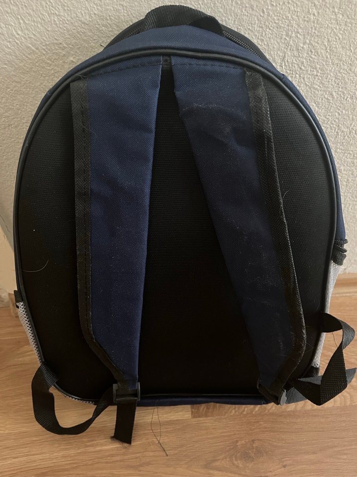 Şeffaf Önlü Gri Kedi Taşıma Çantası - Görsel 2