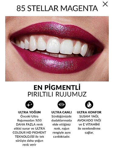 Beden Stellar Magenta Parıltılı Stick Ruj (Hediyeli)