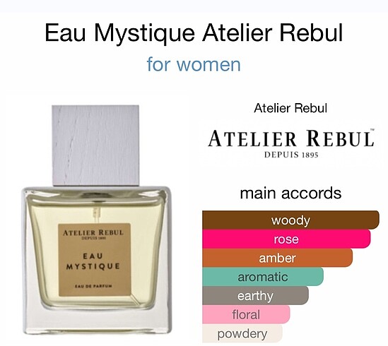 Atelier Rebul Atelier Rebul Mystique 1ml Orijinal Parfüm