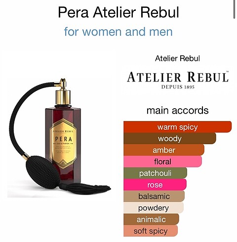 Atelier Rebul Atelier Rebul Pera 1ml Orijinal Parfüm