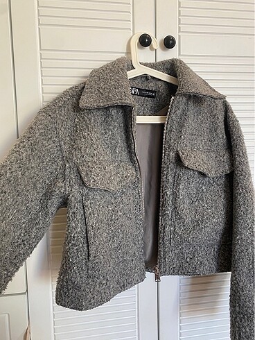 Zara Buklet Crop Ceket