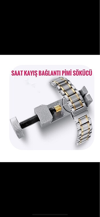 SAAT KAYIŞ BAĞLANTI PİMİ SÖKÜCÜ